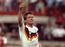 GERMAN TOP FOOTBALLER Lothar Matthäus autograph, IP signed photo