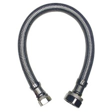 3/8 In. FL x 1/2 In. FIP X 20 In. L. Braided Stainless Steel Faucet Supply