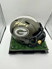 Brett Favre Green Bay Packers Signed Football Mini Helmet Radtke Sports Cert.