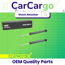 Pair X2 Rear Shock Absorbers Gas for AUDI TT Coupe 2014 + OE Quality Ridex