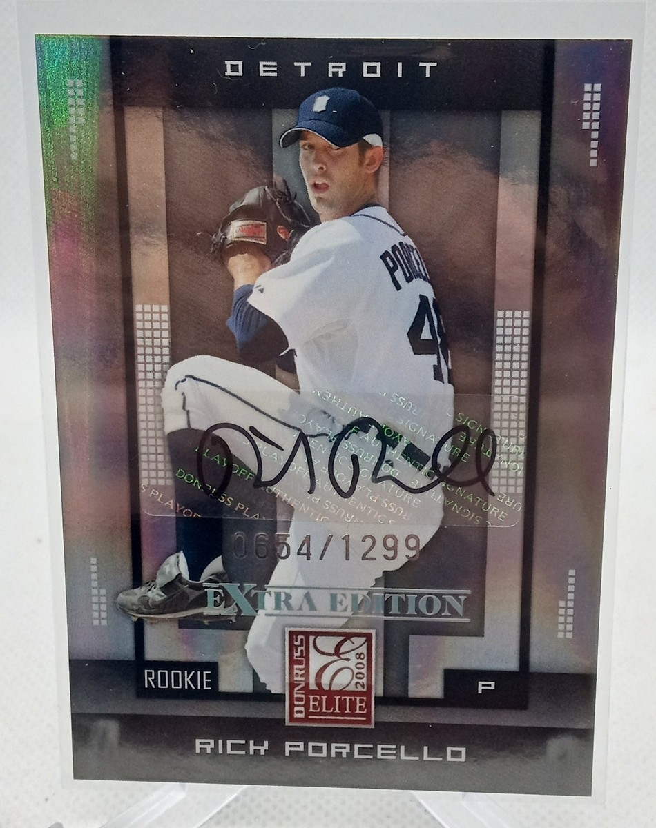 2008 Donruss Elite Extra Edition #156 Rick Porcello #/1299 Rookie