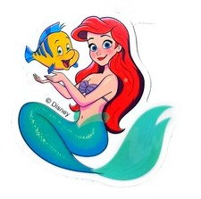 Disney Princesses The Little Mermaid ARIEL Anime Cartoon Water Resistant Sticker