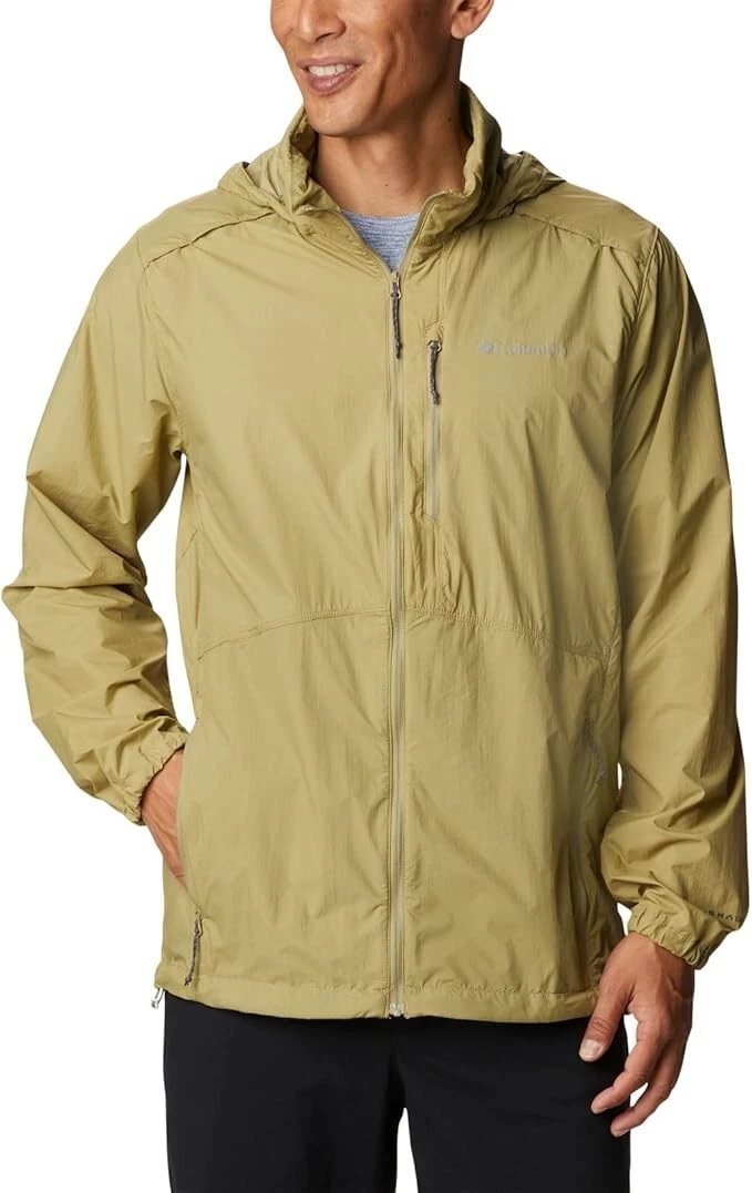Columbia Men's Alpine Chill Windbreaker, Savory/White Stripe, XX-Large