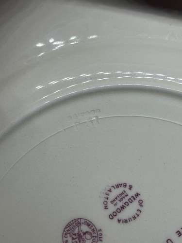 Vintage Pair Of Wedgwood England Duke University Dinner Plates EUC - Picture 13 of 17