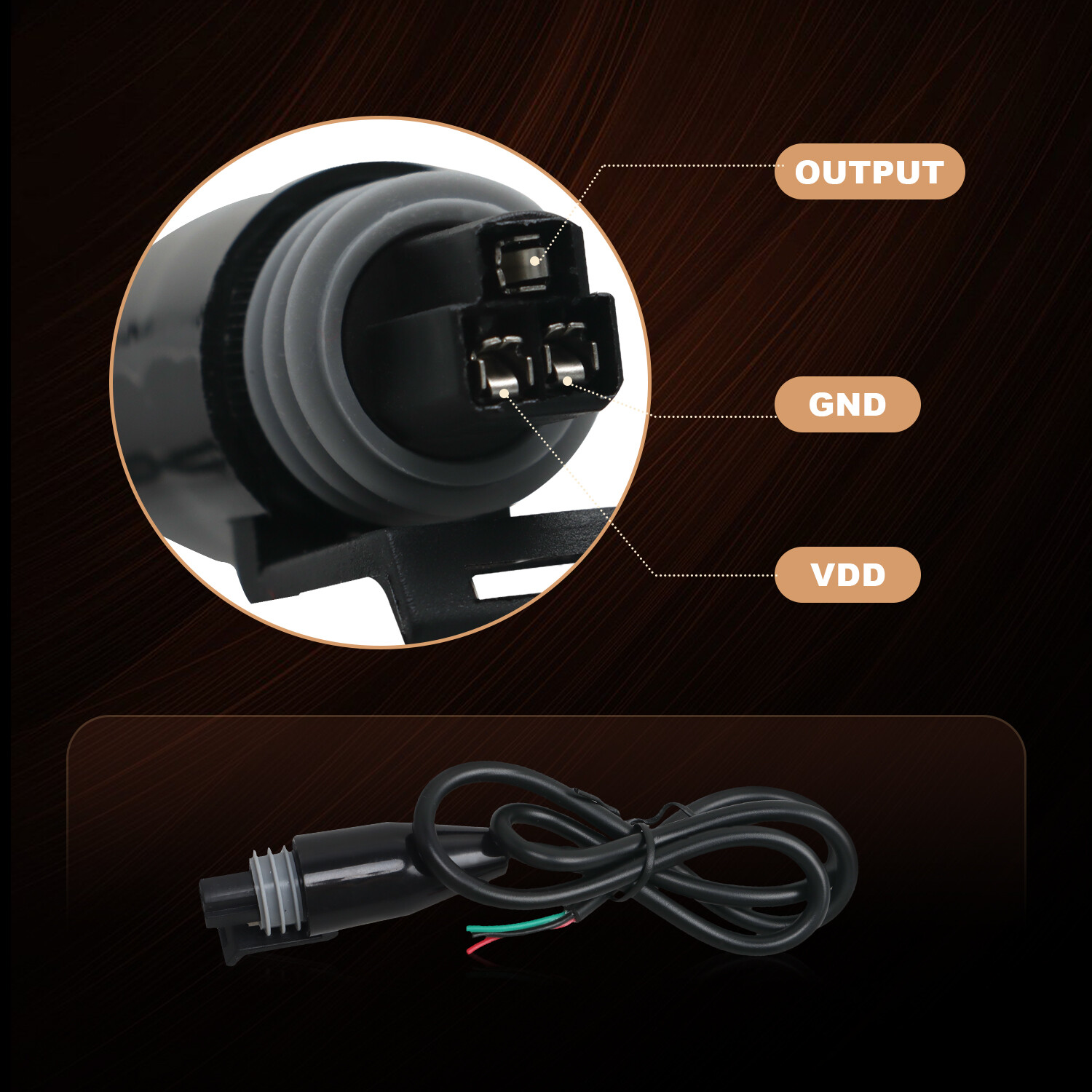 1X New 5V 1600Psi Pressure Transducer Sensor Kit for Oil Tank Gas Tank Tank etc 