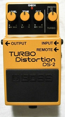 Used Boss DS-2 Turbo Distortion Guitar Effects Pedal
