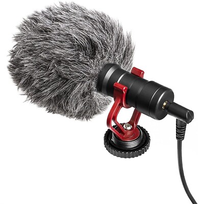 Microphone for DSLR Camera Camcorders Recorders iPhone Smartphones Tablet Laptop