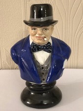 Michael Sutty WINSTON CHURCHILL Bust Dark Blue Jacket Limited Edition 11/250