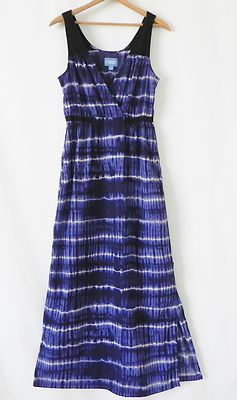 Simply Vera Vera Wang Dress Maxi Blue 
