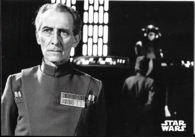 2018 Topps Star Wars Black & White A New Hope #60 Locking in on Alderaan