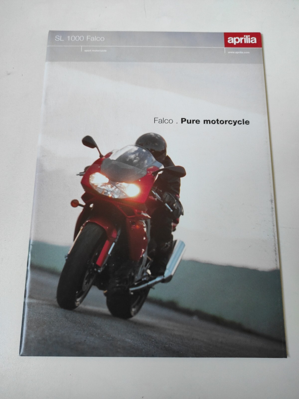Brochure Aprilia SL 1000 Falco 2000 catalogue moto d'origine de collection pour passionné