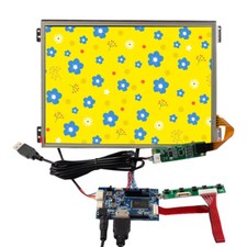 HD USB LCD Controller Board 10.4" VS104T 1024X768 Resistive Touch LCD Display