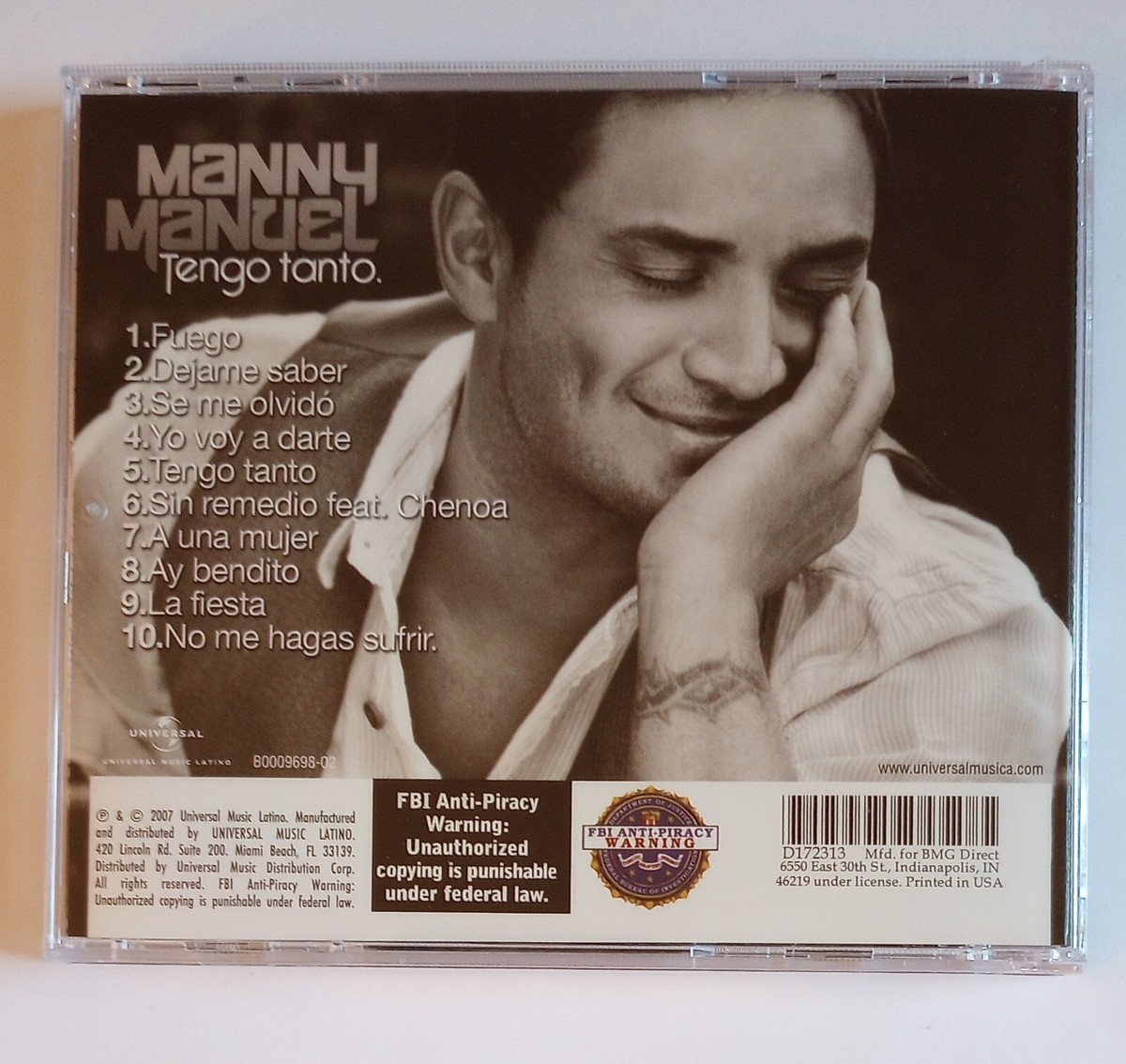 Tengo Tanto by Manny Manuel (CD, 2007) Chenoa | eBay