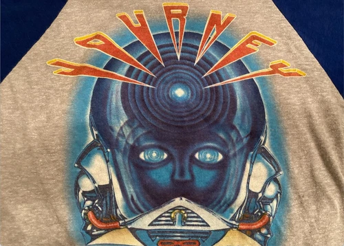 RARE Journey Concert T-Shirt "Frontiers World Tour 1 1980s vintage concert t-shirt, vintage, size M, single stitch, B+ condition