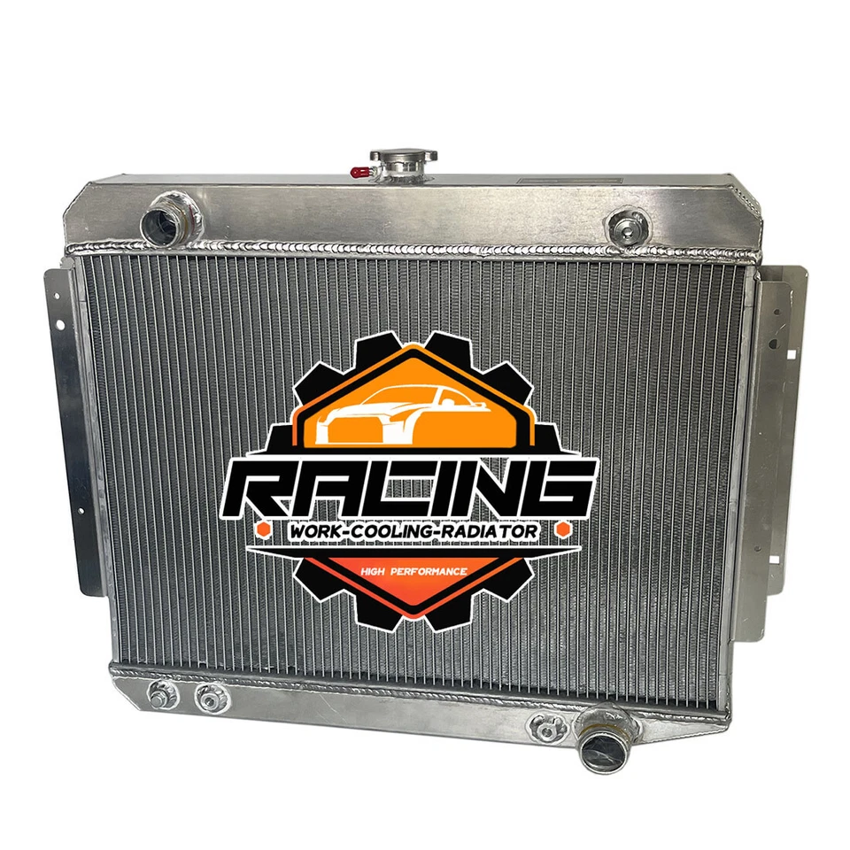 Radiador de refrigeración #CC889 para Dodge Ramcharger 1974 1975 1976 1977 1978 aluminio Foto 4 de 4
