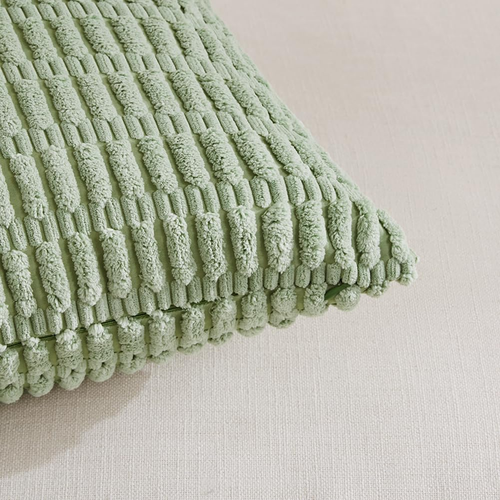 2 Packs Sage Green Decorative Throw Pillow Covers 18X18 Inch for Living Room Cou - Picture 4 of 12