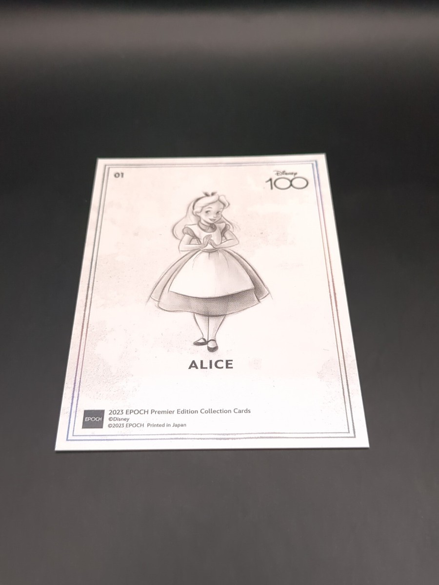 Alice #01 Disney 100 Collection Card Anniversary EPOCH 2023 Japan