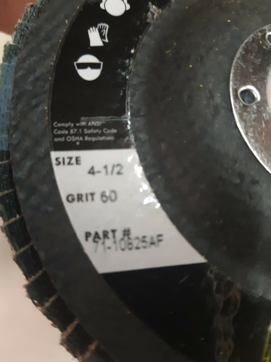 オーク 04 Arc Abrasives 71-10825AF Predator Flap Discs, 60-Grit, 4-1/2