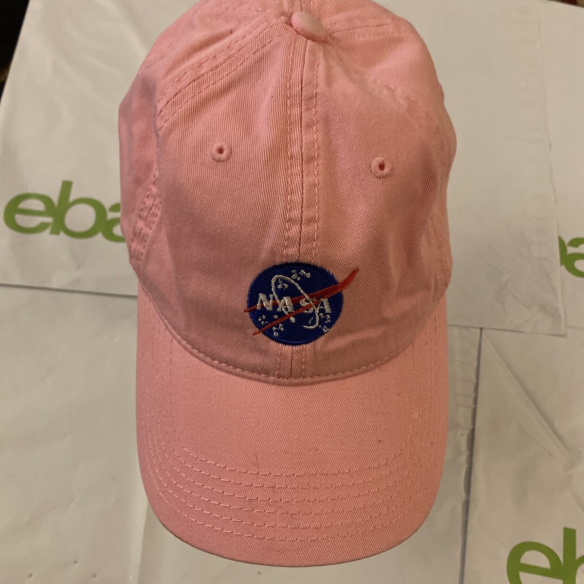 NASA Hat Space Program Pink Legacy Baseball Cap