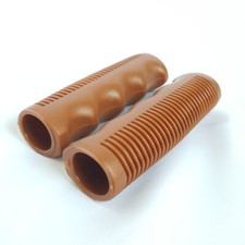 Lenkergriffe Vintage Braun 1 Paar Retro Altes Fahrrad Bike Velo Oldtimer