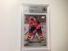 Adam Henrique Signed UD Upper Deck Young Guns Card RC Beckett BAS BGS b