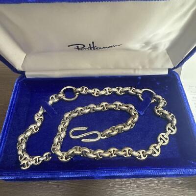 Hoorsenbuhs Sterling Silver 10MM Open-Link Wallet Chain w Hoorsenbuhs Sterling Silver 10MM Open-Link Wallet Chain w