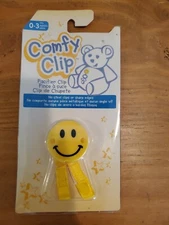 Comfy Clip - Pacifier Clip Yellow Baby