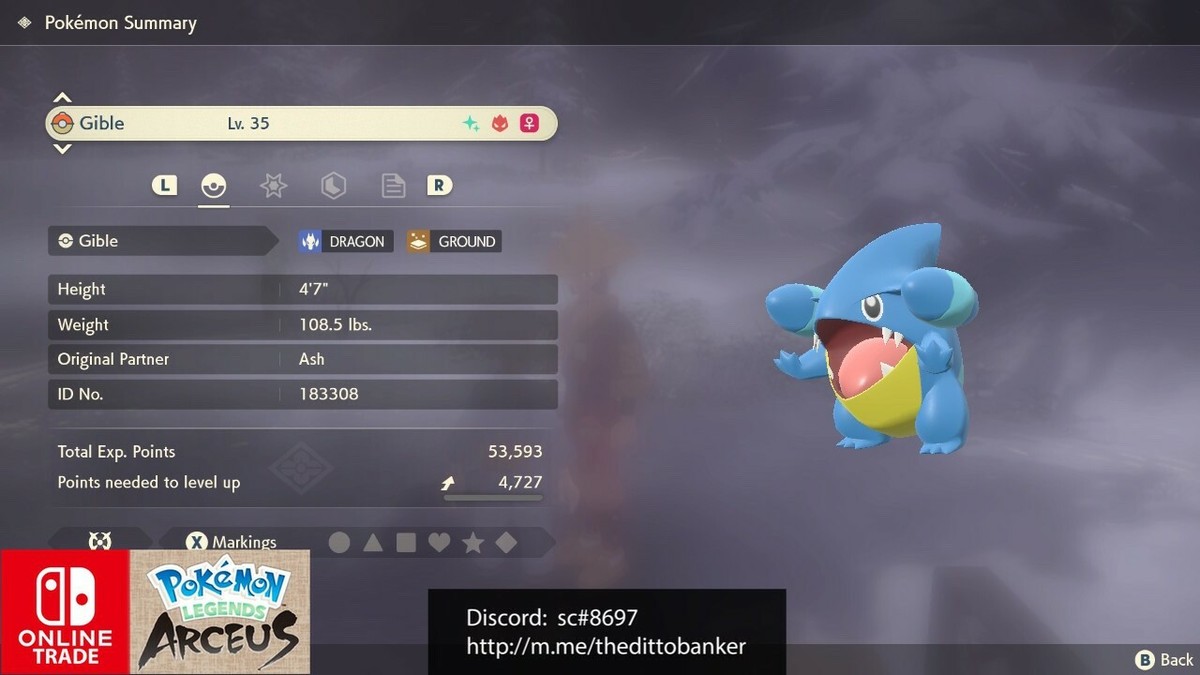 6 IVs Shiny Alpha Battle Ready Garchomp | Pokémon Legends: Z-A - Foto 11