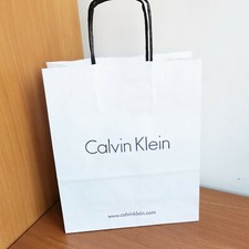 shopping bag CALVIN KLEIN shopping envelope shopper sachet gifts shop paper ck