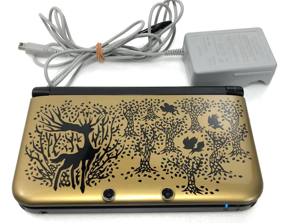 Nintendo 3DS XL LL Pokemon Premium Gold Console Japanese Limited  