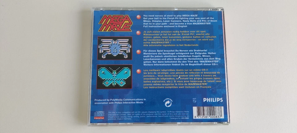 Mega Maze Philips CDI Cd-i Videogame Gaming Original RegionFree - Image 3 of 3