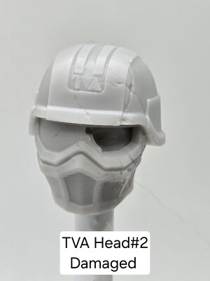 3d Printed TVA AGENT  HEAD#2. 1:12 6'' Classified/ Legend Compatible 
