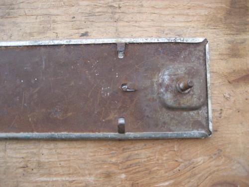 1956 CHEVY RADIO DELETE PLATE DASH INSERT-ALUMINUM TRIM MOLDING - Picture 9 of 10
