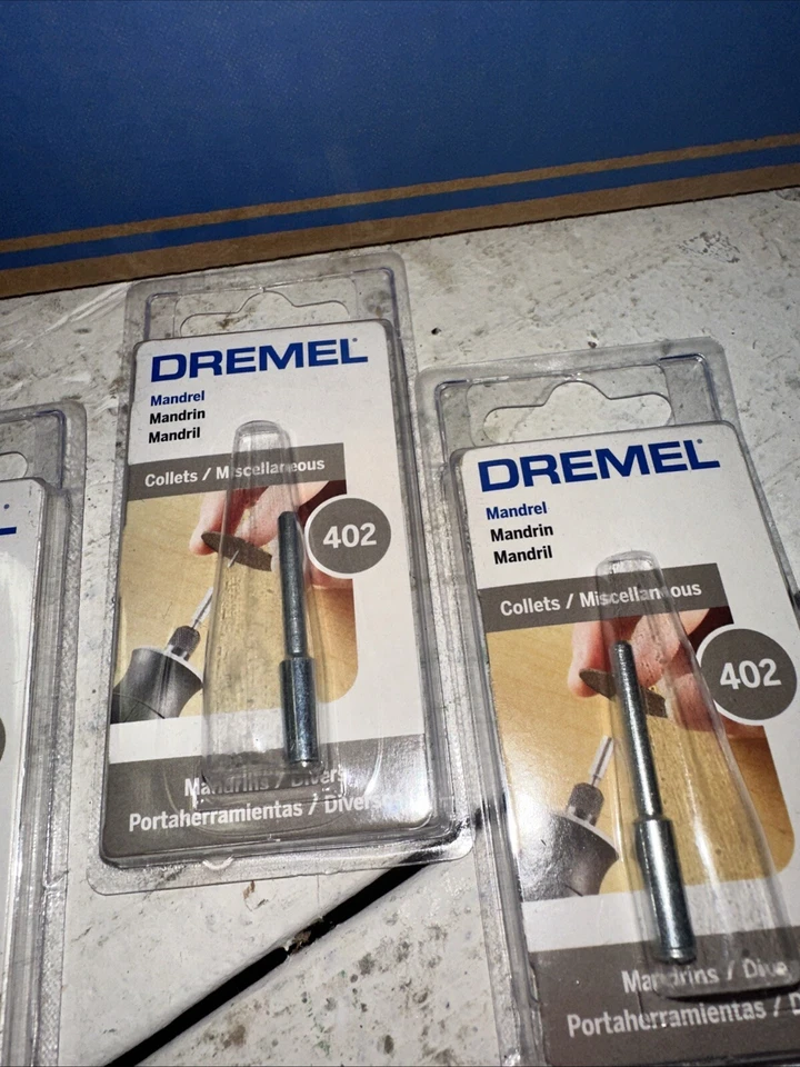 Lot Of 120 Dremel 402 Stainless Steel Rotary Tool Mandrel, 1/8" Shank Diameter - Image 3 of 4