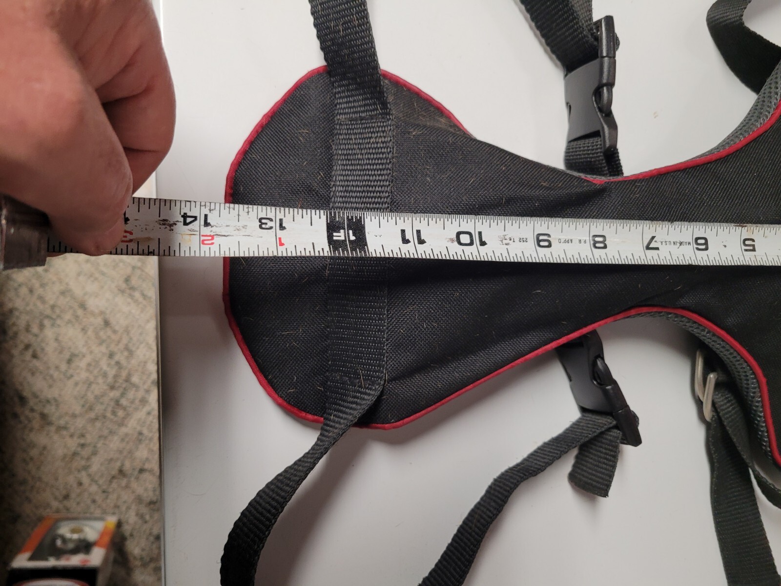 Dog Safety Harness Solvit Products Deluxe Car Black Medium 2055 lbs