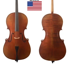 Free shipping!Special Offer!Oil anti! A Handmade strad model 4/4 cello !