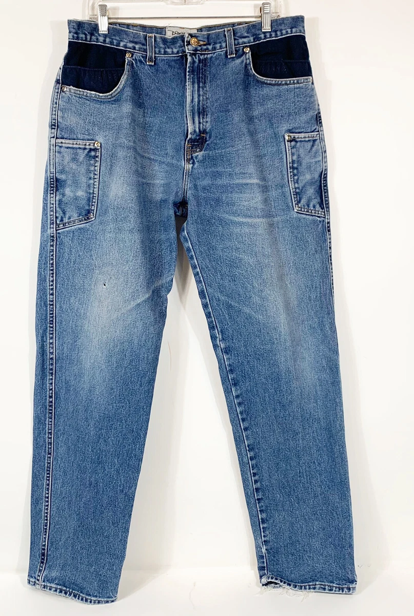 BLACKIE COLLINS Men s Concealed Carry Blue Jeans Sz 33x32 Distressed
