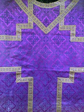 Chape Chasuble Liturgique Broderie Pr tre Aube Ancien 13