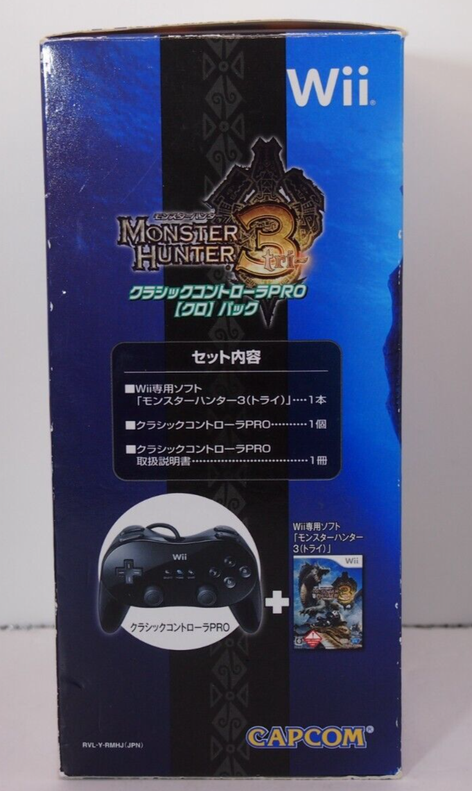 Monster Hunter G Starter Pack Set With Controller Wii Japan | eBay