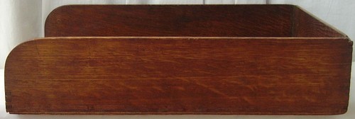 ANTIQUE HABERDASHERY TRAY OLD WOODEN DRAWER - Picture 3 of 7