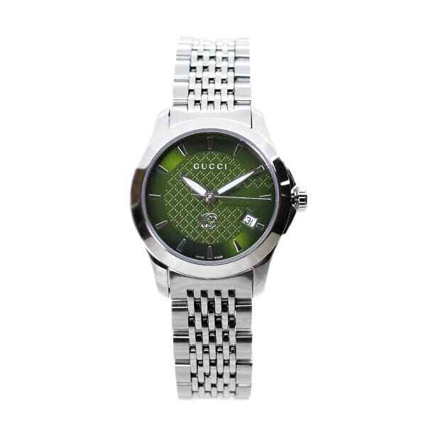 GUCCI Watch Women s Green Silver Free First Sale From Japan GUCCI Watch Women s Green Silver Free First Sale From Japan
