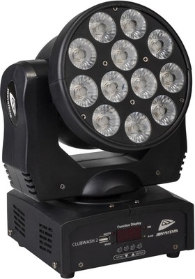 JB Systems Clubwash 2 Moving Head LED Wash Licht Effekte Bühnenbeleuchtung DMX
