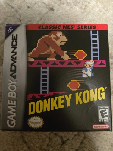 donkey kong gameboy advance box and manual only