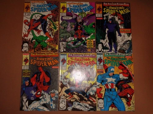 AMAZING SPIDER-MAN 318, 319, 320, 321, 322, 323 (6 Bks ; McFarlane ; VF+ to NM)