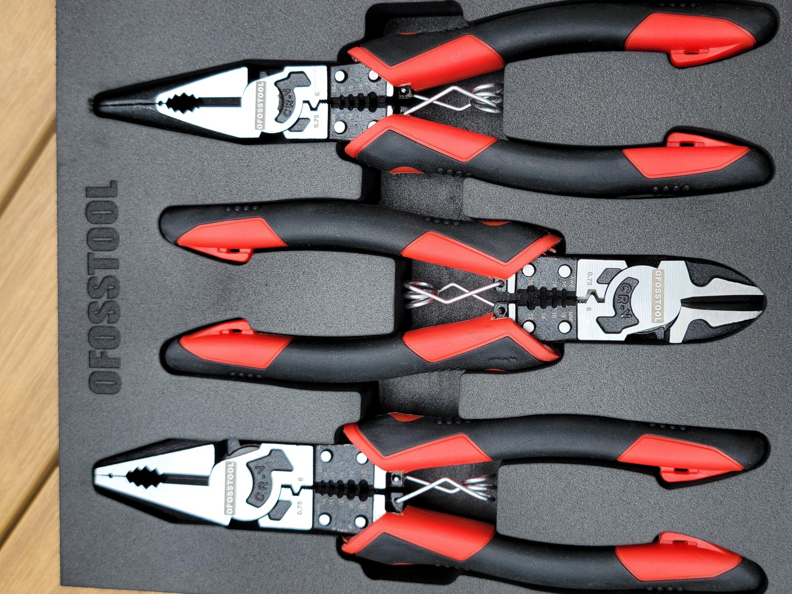 3PCS Combination Pliers Set, 9 In 1 Multifunction Electrician Tool, 8.5" Long...