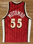 Champion Authentic Jersey Dikembe Mutombo Atlanta Hawks Men 44 New Tags Stitched — photo 1
