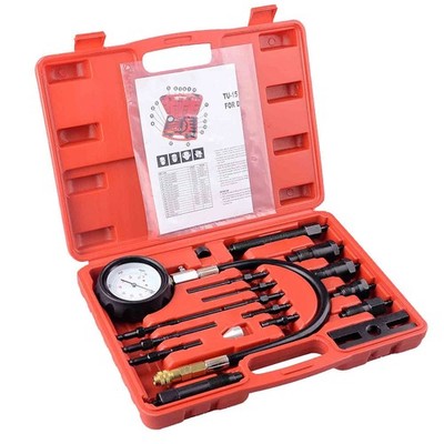 1Box Diesel Engine Cylinder Compression Tester Pressure Tool Kit Direct Indirect