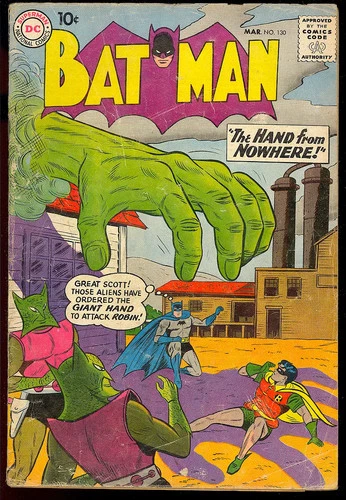 Batman #130 Unrestored Silver Age Superhero Vintage DC Comic 1960 GD+