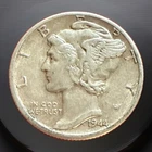 Photo of a 1944-D Mercury Dime from an eBay listing that sold on Jul 20, 2026