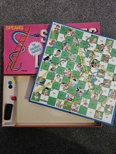 Games Snakes and Ladders (1960s) Spear’s Games Classic 1-4 Players Vintage Rare